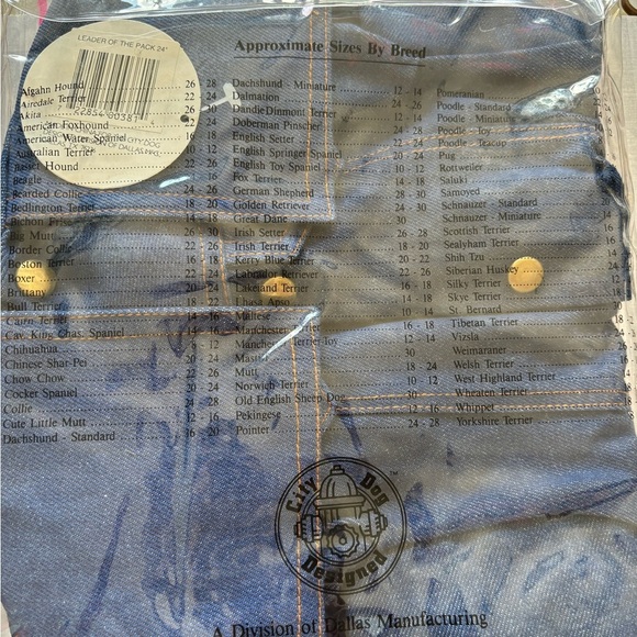 Denim jacket for dogs! - NWT! - 24 inch - Picture 3 of 3
